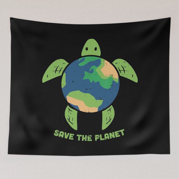 Item preview, Save The Planet Earth Day Environment Turtle Recycle Ocean designed and sold by richardmatthew.