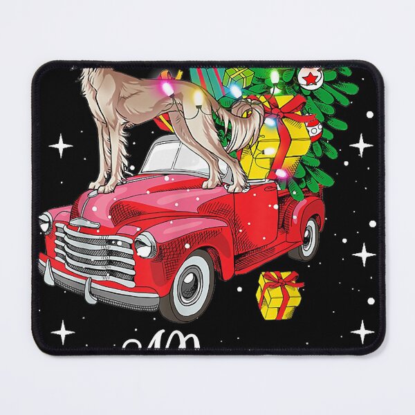 Item preview, Saluki Ride Red Truck Christmas Pajama Funny Dog T-Shirt designed and sold by MichelleSmith90.