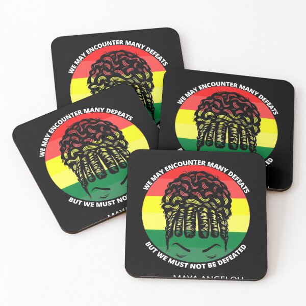 Item preview, We May Encounter Many Defeats - Maya Angelou Quote  designed and sold by Wheeler-Styl3.
