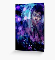 The Tenth Doctor Greeting Card