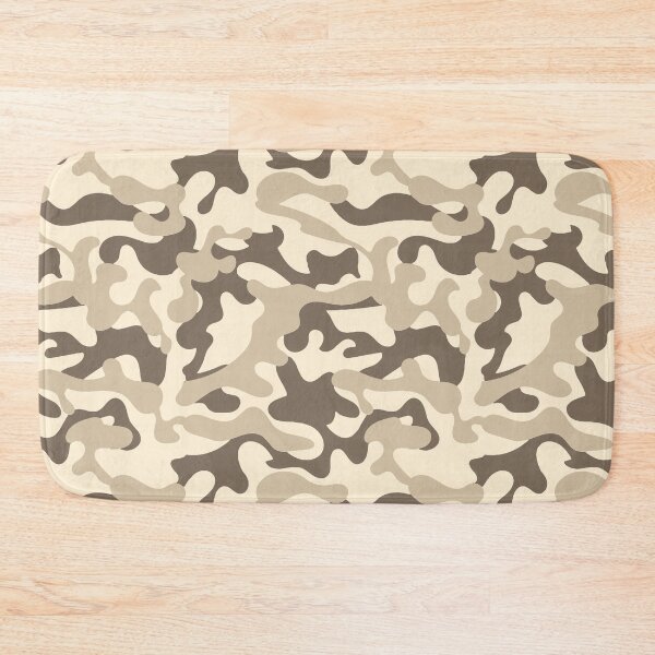 Item preview, Beautiful natural beige camouflage seamless pattern designed and sold by NineJuly.