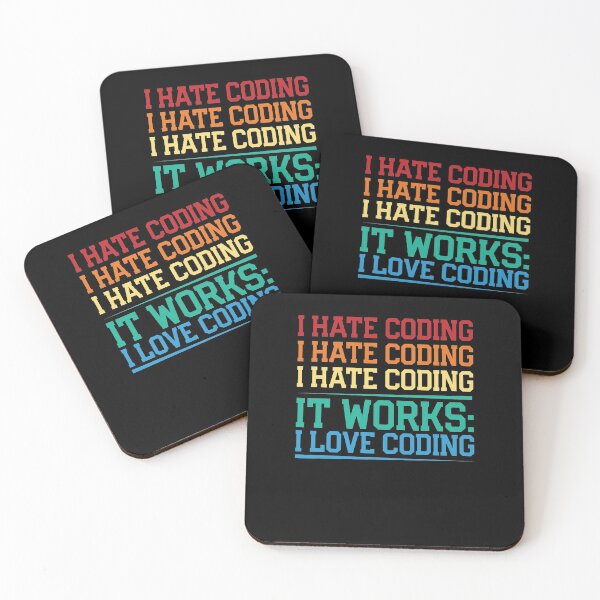 Item preview, I Hate Coding It Works I Love Coding Shirt, Programmer Shirt, Coding Shirt, Software Developer Shirt, Programming Shirt, Web developer designed and sold by aymob.