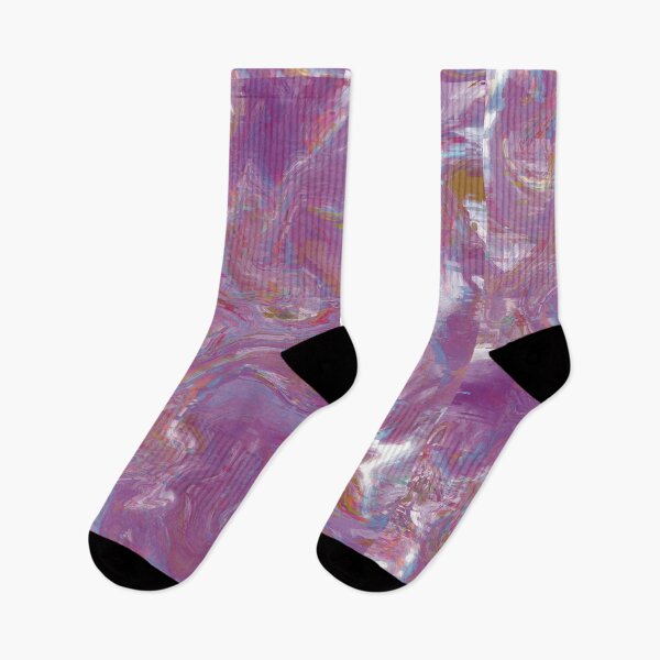 Item preview, Pink Glitch Marble Swirl Pattern - Positive Vibes designed and sold by Reelippy.
