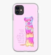 "You've Been Doing a Great Job" Sunrise Stoat iPhone Case