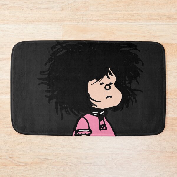 Item preview, Mafalda with newly-raised disheveled nightgown Quino argentina cartoon Essential T-Shirt designed and sold by Christindal.