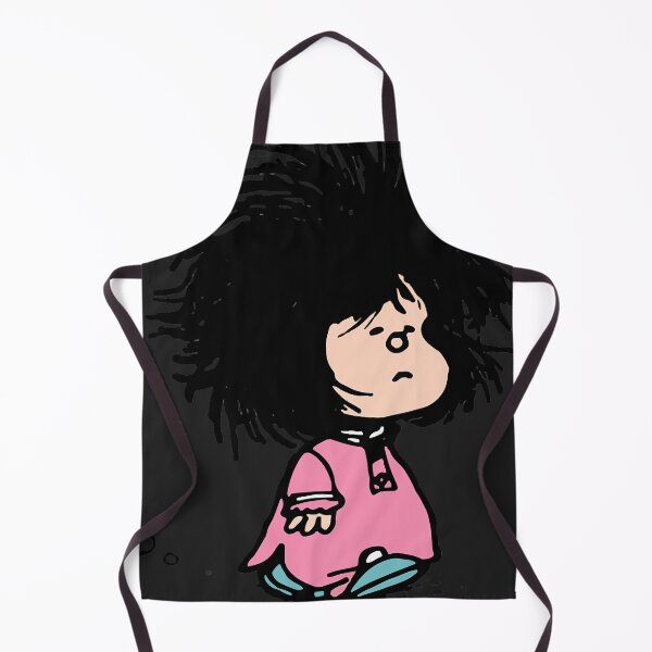Item preview, Mafalda with newly-raised disheveled nightgown Quino argentina cartoon Essential T-Shirt designed and sold by Christindal.