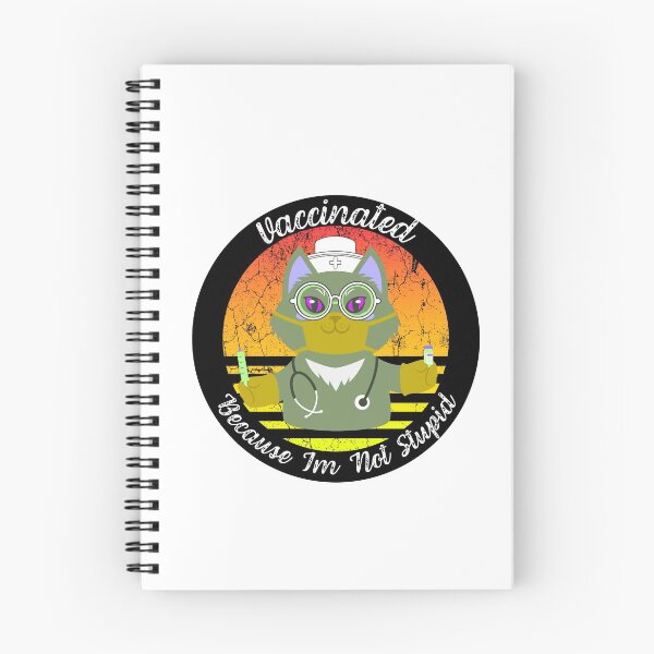 Item preview, Funny Nurse Green Cat Vaccinated Because I'm Not Stupid designed and sold by AmeliaStore1.