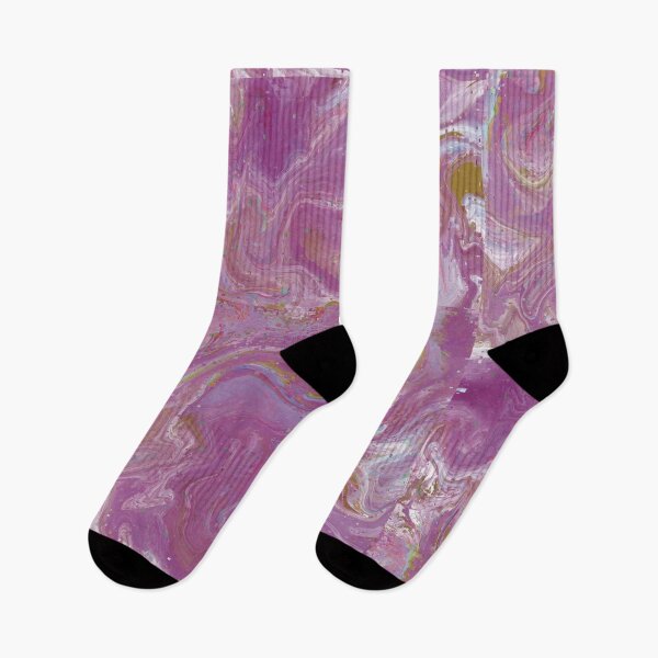 Item preview, Pink Glitch Marble Swirl Pattern - Positive Vibes designed and sold by Reelippy.