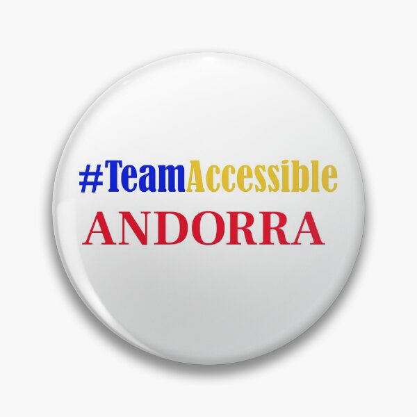 Team Accessible ANDORRA Pin