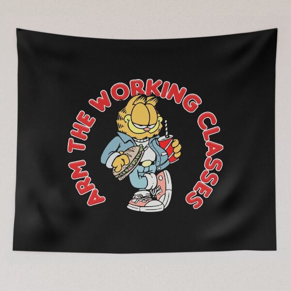 Item preview, Arm The Working Classes Garfield Meme Design designed and sold by VioletPinon.