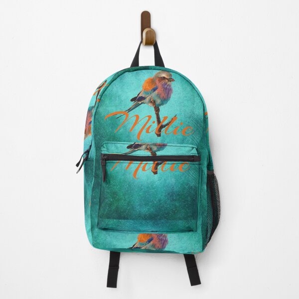 Item preview, Millie girls name with bird colourful design designed and sold by Areashor.