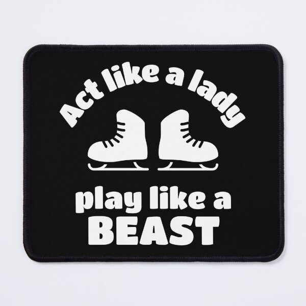 Item preview, Ice-skating: Act like a lady play like a beast designed and sold by TheGreenGoat.