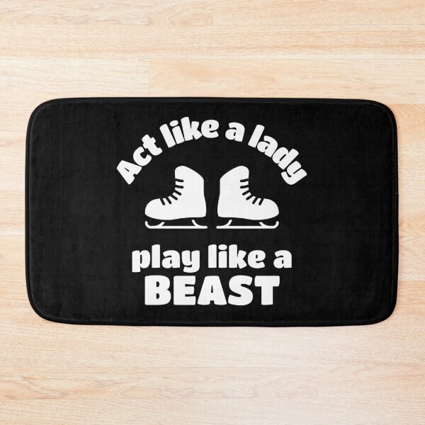 Item preview, Ice-skating: Act like a lady play like a beast designed and sold by TheGreenGoat.