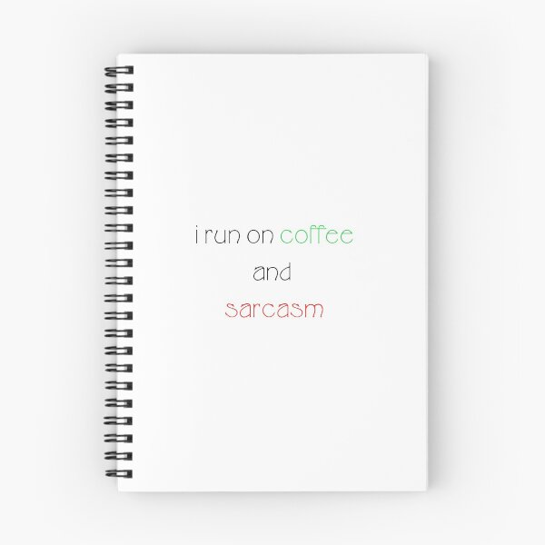 Item preview, i run on coffee and sarcasm designed and sold by orbsight.