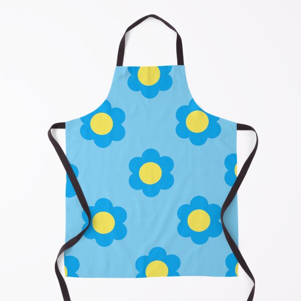 Item preview, Blue flowers childrens style color art designed and sold by artdragongift 15.