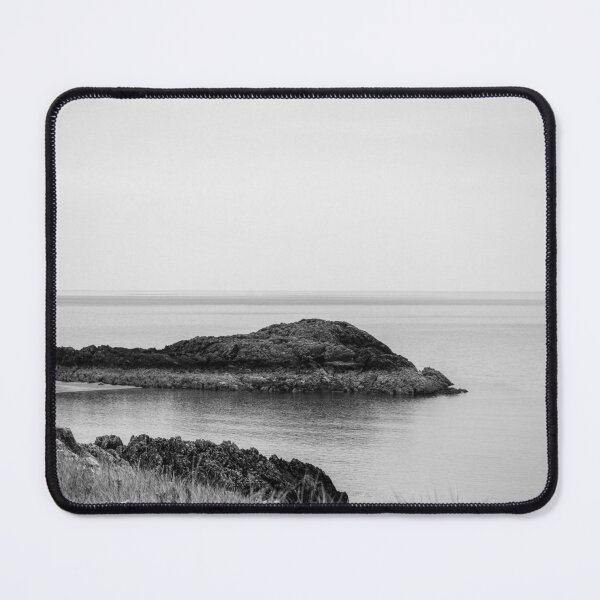 Item preview, Black and white Ynys Llanddwyn beach designed and sold by cdkphotos.