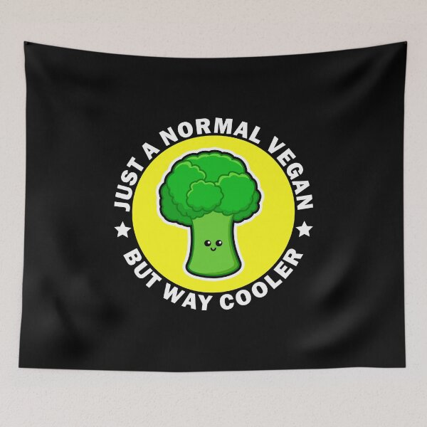 Item preview, Just A Normal Vegan But Way Cooler designed and sold by vineeth.