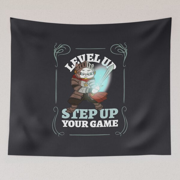 Item preview, LEVEL UP STEP UP YOUR GAME designed and sold by AladdinMktgs.