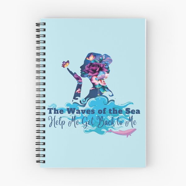 Item preview, The Waves of the Sea Help Me Get Back to Me Butterfly Floral Girly Art designed and sold by Cute-Jory-Store.