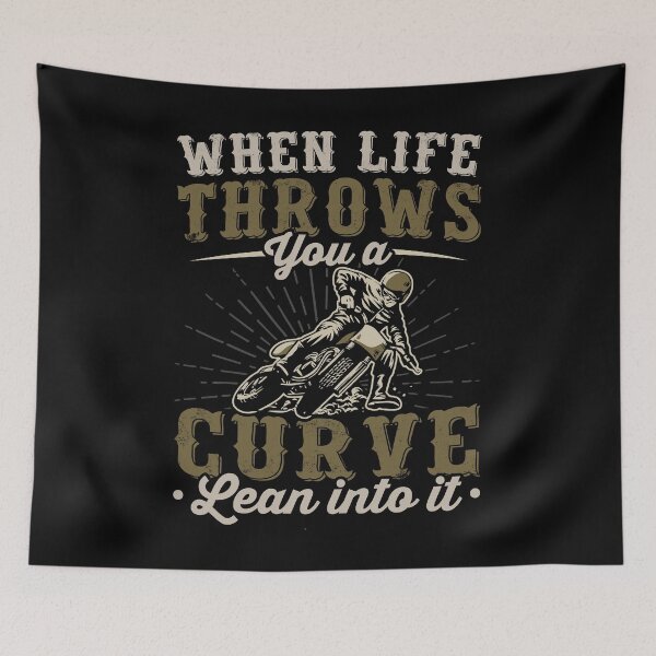Artikelvorschau, When Life Throws You A Curve Lean Into It Shirt, MotoGP Superbike Shirt, Motorrad Geschenk, Biker Shirt, Lustiges Motorrad Shirt, Biker Liebhaber entworfen und verkauft von aymob.
