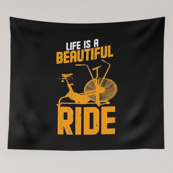 Item preview, Assault Bike Workouts Quotes - Life is a Beautiful Ride designed and sold by Roadbubble.