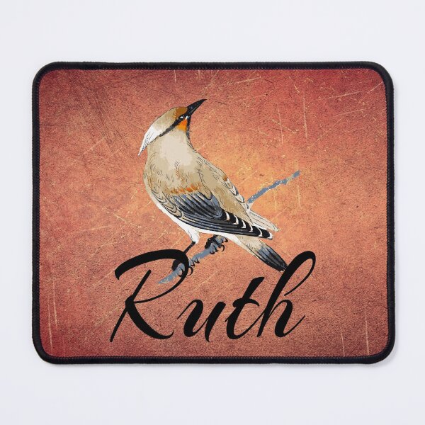 Item preview, Ruth girls name colourful bird design designed and sold by Areashor.