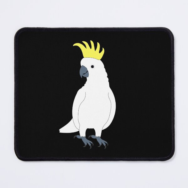 Item preview, Sulphur-crested cockatoo on Black designed and sold by Digitaldingo.