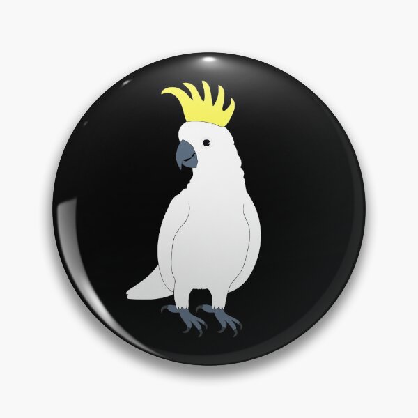 Item preview, Sulphur-crested cockatoo on Black designed and sold by Digitaldingo.