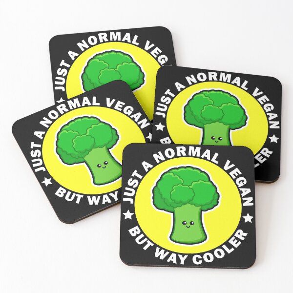 Item preview, Just A Normal Vegan But Way Cooler designed and sold by vineeth.