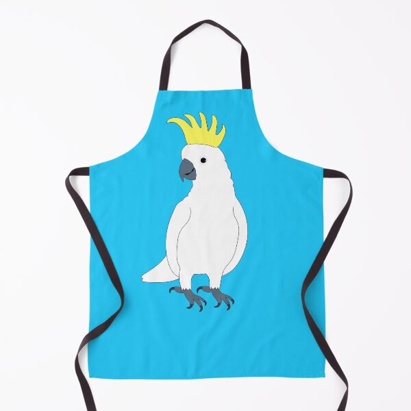 Item preview, Sulphur-crested cockatoo on Blue designed and sold by Digitaldingo.