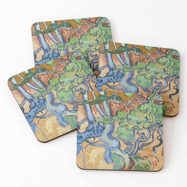 Item preview, Impressionist Painting Tree Roots (1890) By Vincent Van Gogh designed and sold by Designedbysm.