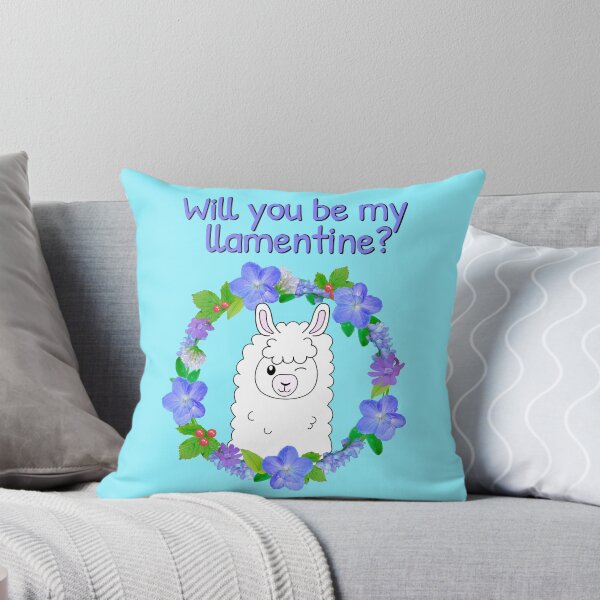 Item preview, Will You Be My Llamentine? Cute Valentines Day Llama designed and sold by Purr95.