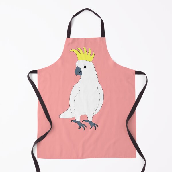Item preview, Sulphur-crested cockatoo on Pastel Pink designed and sold by Digitaldingo.