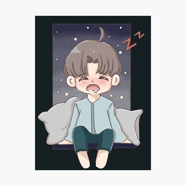Item preview, A cute sleepy chibi designed and sold by VeeFea.