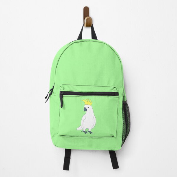 Item preview, Sulphur-crested cockatoo on Pastel Green designed and sold by Digitaldingo.