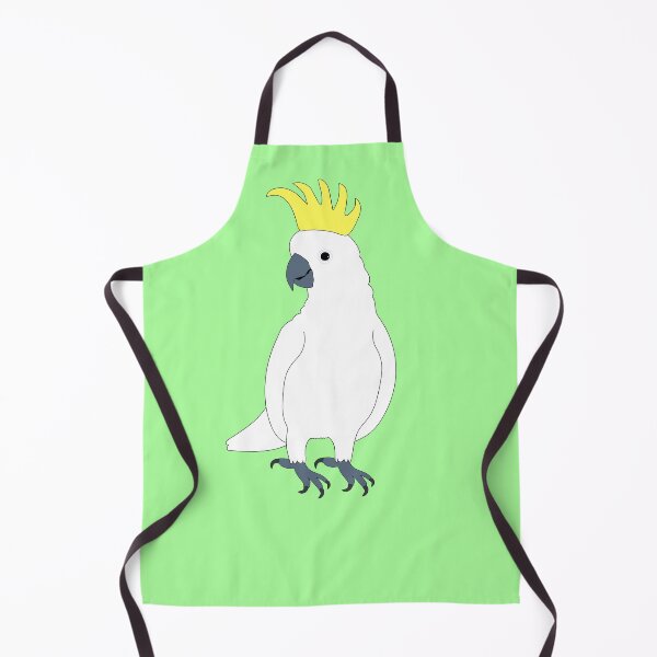 Item preview, Sulphur-crested cockatoo on Pastel Green designed and sold by Digitaldingo.