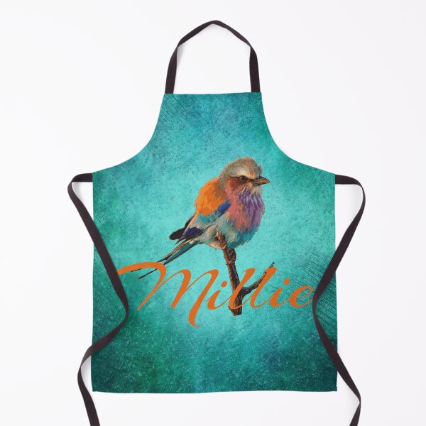 Item preview, Millie girls name with bird colourful design designed and sold by Areashor.