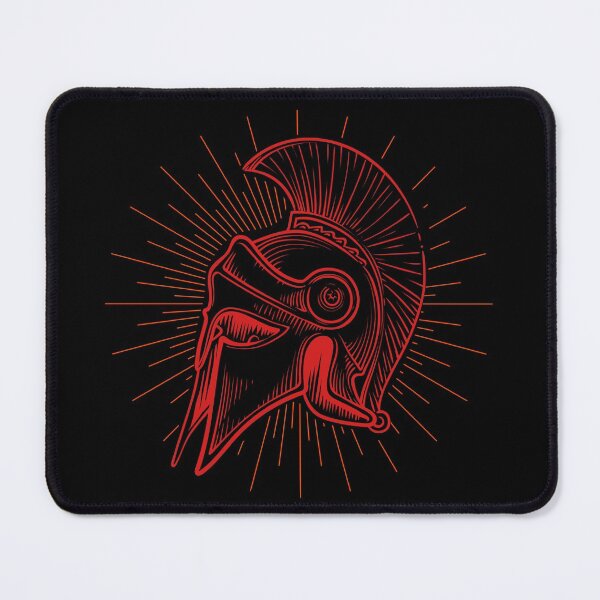 Item preview, Red and Black 300 Spartan Warrior Helmet designed and sold by ClassicalGreece.