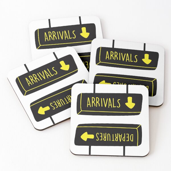 Item preview, Aviation Arrivals Departures Airport Sign. Aviation, flying, travel and pilot souvenir  designed and sold by VFRZone.