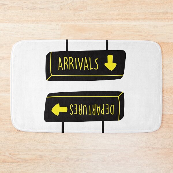 Item preview, Aviation Arrivals Departures Airport Sign. Aviation, flying, travel and pilot souvenir  designed and sold by VFRZone.