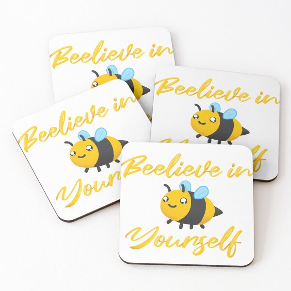 Item preview, Motivational Bee Beelieve in Yourself designed and sold by DewbertCo.