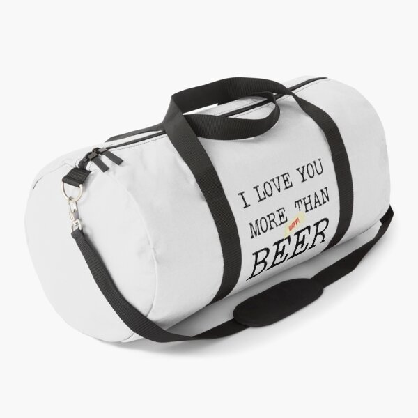 Item preview, I Love You More Than Beer | I Love You More Than Warm Beer | Happy Valentines Day | Funny Valentines Day designed and sold by DrawingBoard.