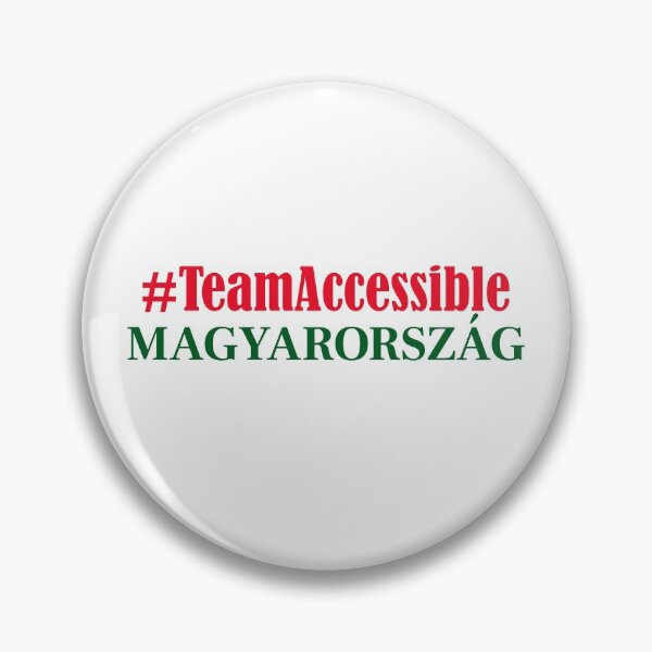 Team Accessible HUNGARY Pin