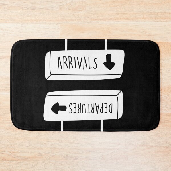 Item preview, Aviation Arrivals Departures Airport Sign. Aviation, flying, travel and pilot souvenir  designed and sold by VFRZone.