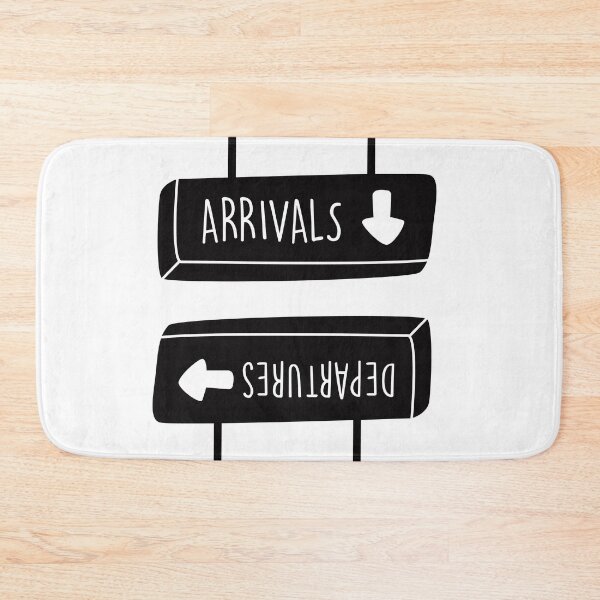 Item preview, Aviation Arrivals Departures Airport Sign. Aviation, flying, travel and pilot souvenir  designed and sold by VFRZone.