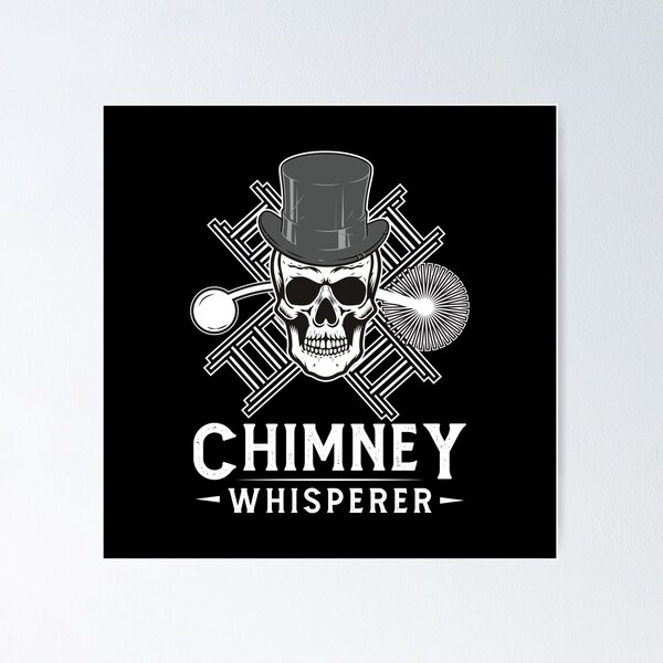 Item preview, Chimney Sweep Chimney Whisperer Skull designed and sold by StrongShirts.