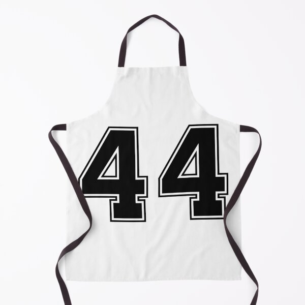 Item preview, 44 American Football Classic Vintage Sport Jersey Number in black number on white background for american football, baseball or basketball designed and sold by Marcin Adrian.