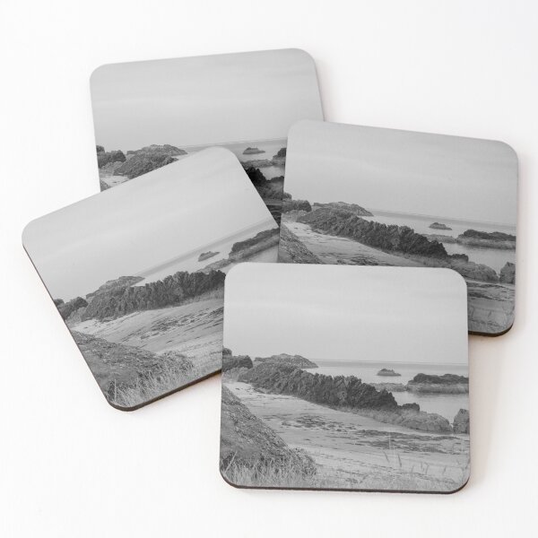 Item preview, Monochrome Ynys Llanddwyn beach designed and sold by cdkphotos.