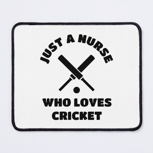 Item preview, Just a nurse who loves cricket designed and sold by TheGreenGoat.