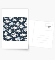CAUGHT - A School of Fish Postcards